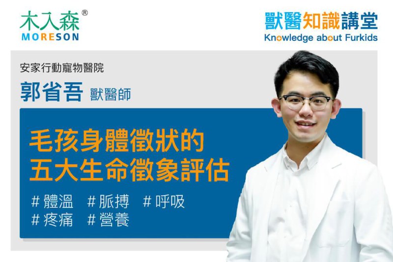 毛孩身體徵狀的五大生命徵象評估