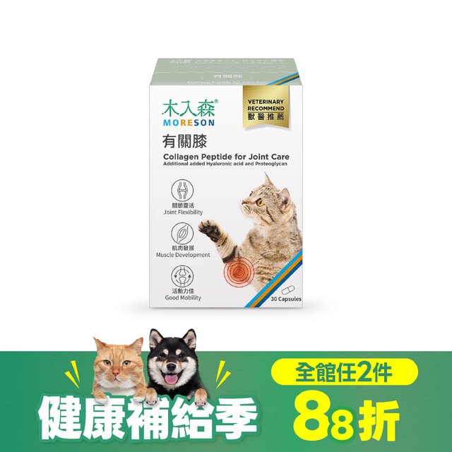 木入森 貓咪有關膝 30顆｜貓咪關節保健食品