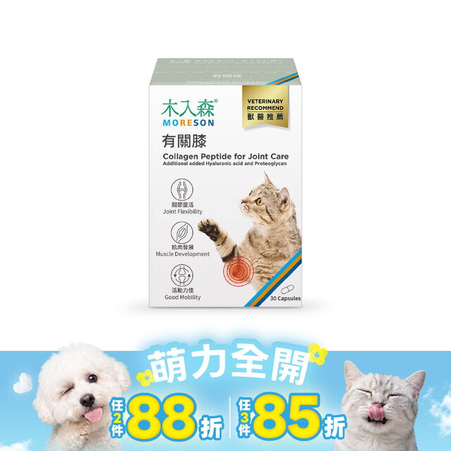木入森 貓咪有關膝 30顆｜貓咪關節保健食品【短效期商品】