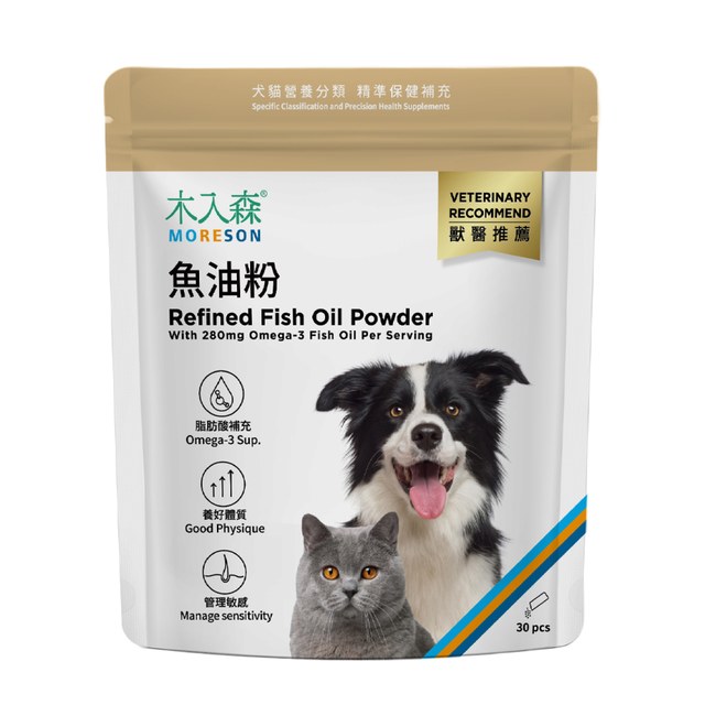 木入森 寵物魚油粉 30包｜犬貓魚油