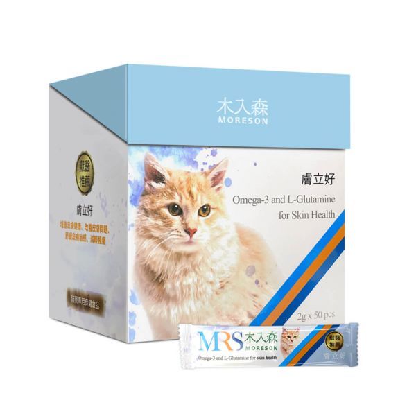 木入森 貓咪膚立好 50包｜貓咪皮膚保健食品