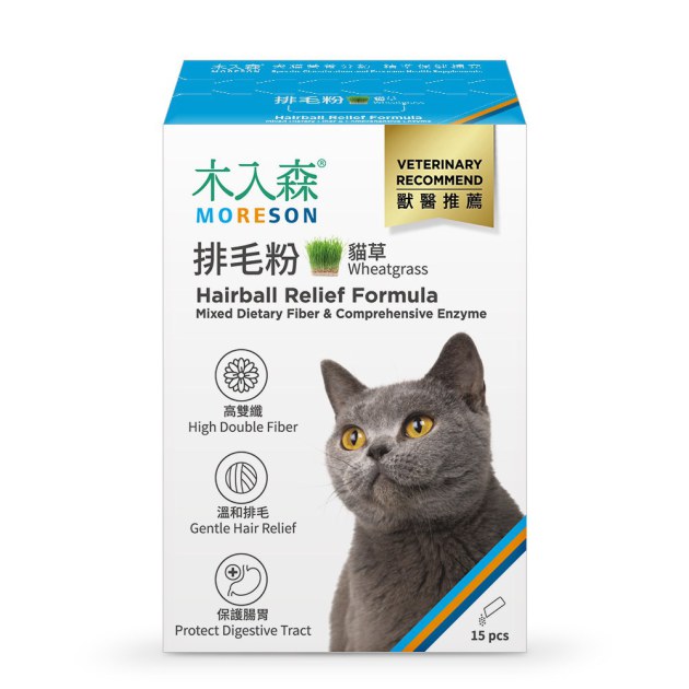 木入森 貓咪排毛粉《任選風味》15包｜貓換毛季必備