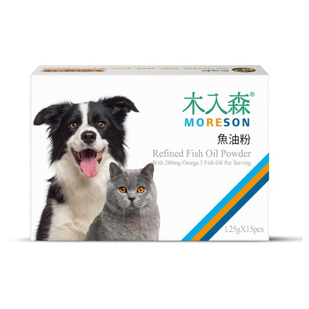 木入森 寵物魚油粉 15包｜犬貓魚油