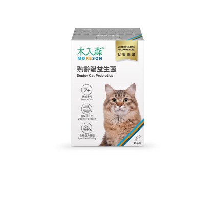 木入森 熟齡貓益生菌 15包X1｜貓咪益生菌
