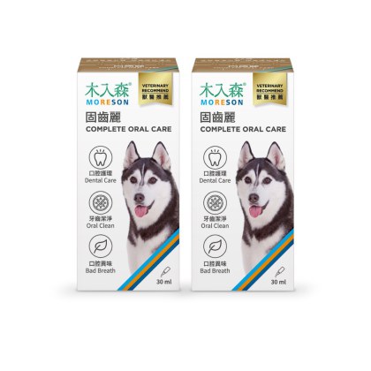 木入森 犬寶固齒麗口滴劑30mlx3｜狗狗潔牙滴劑