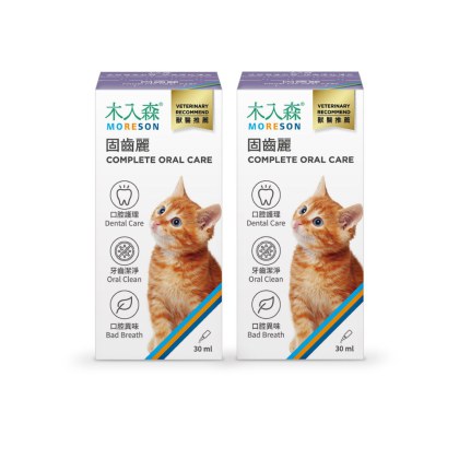 木入森 貓咪固齒麗口滴劑30mlx3｜貓咪潔牙滴劑
