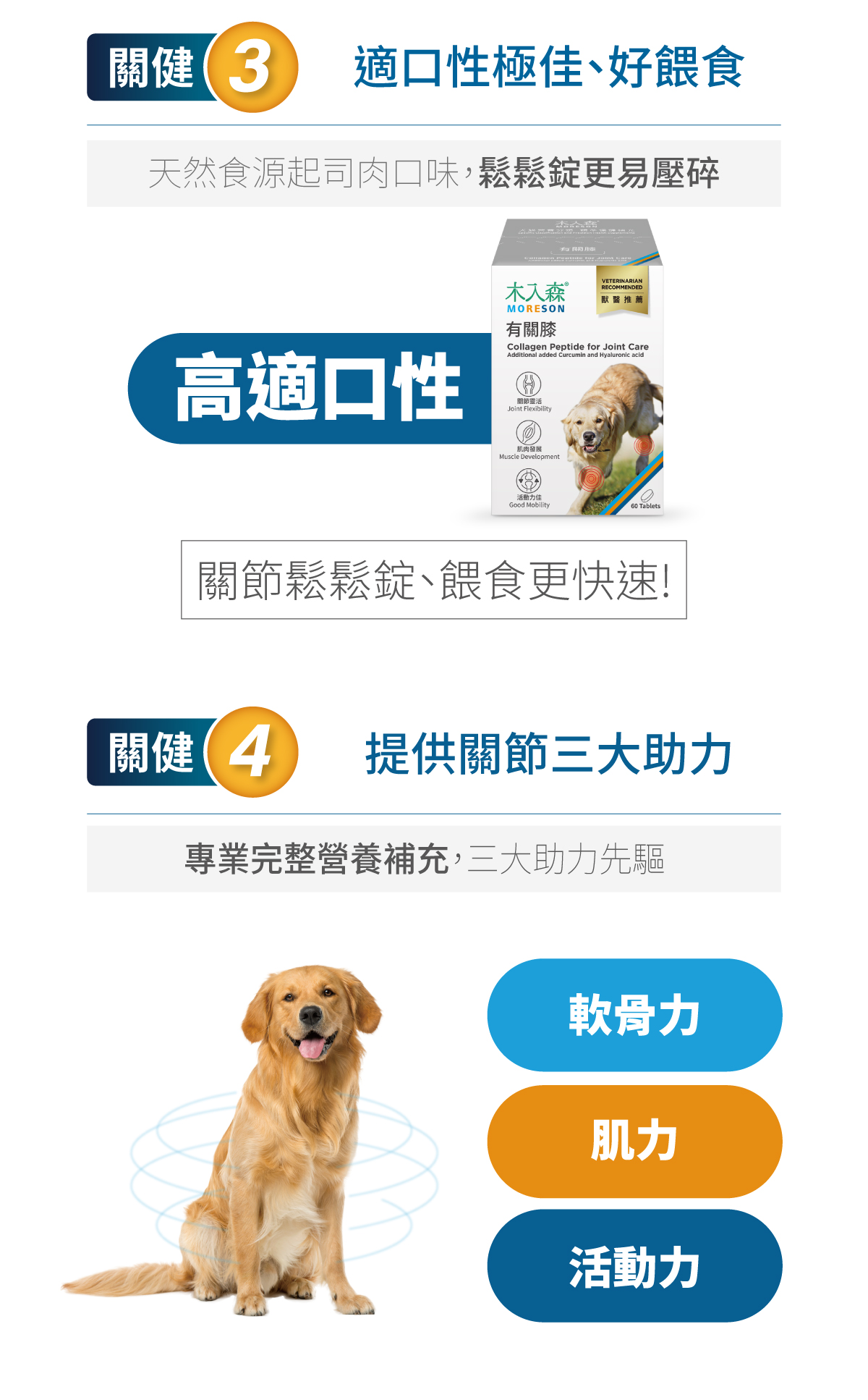 木入森 犬寶有關膝｜狗狗關節保健食品