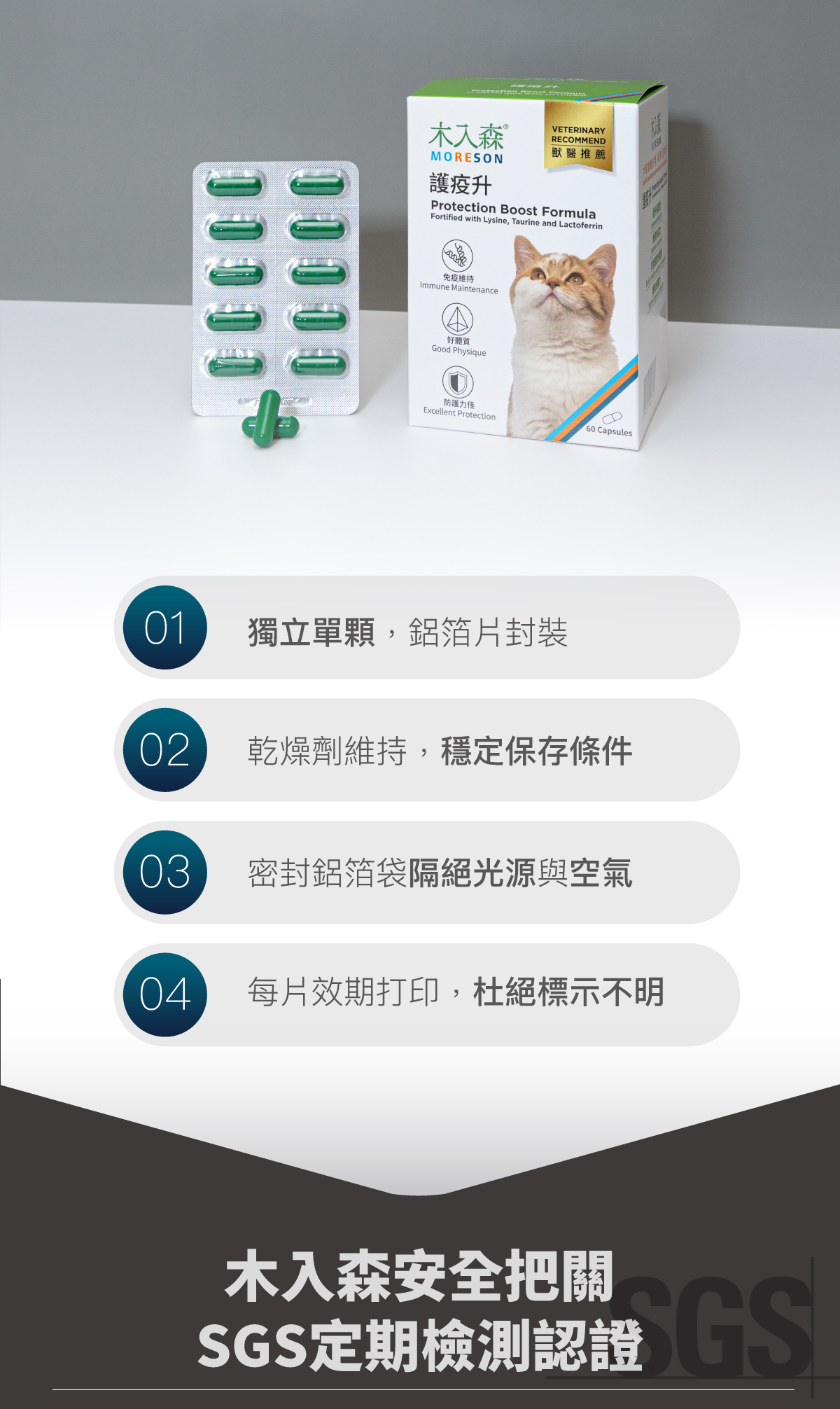 木入森 貓咪護疫升|貓咪離胺酸 木入森 貓咪護疫升|貓咪離胺酸